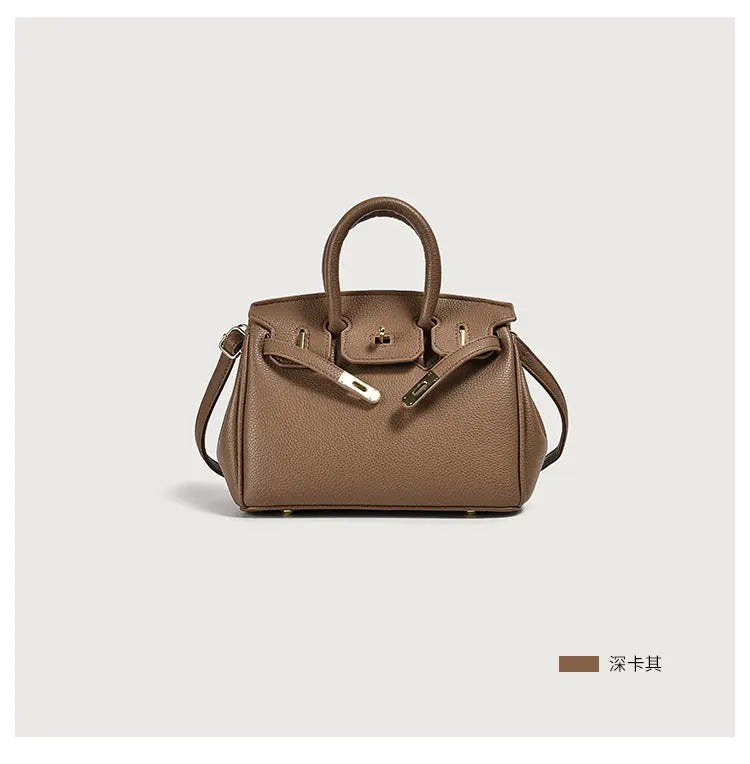 Classic Vegan Leather Top Handle Handbag eprolo