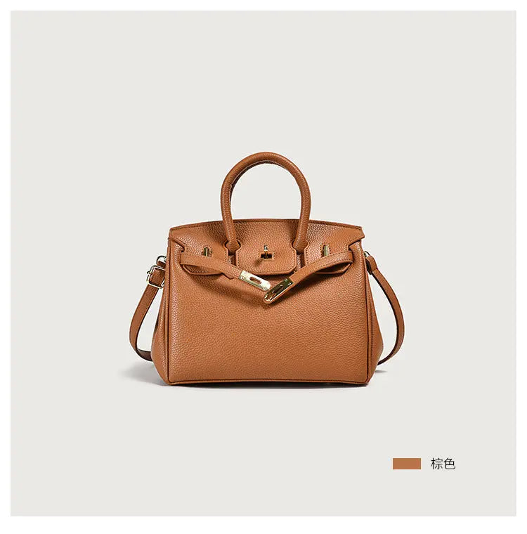 Classic Vegan Leather Top Handle Handbag eprolo