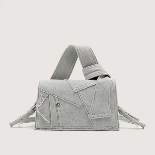 elora Denim Luxe Shoulder Bag eprolo