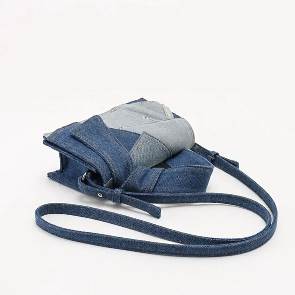 elora Denim Luxe Shoulder Bag eprolo
