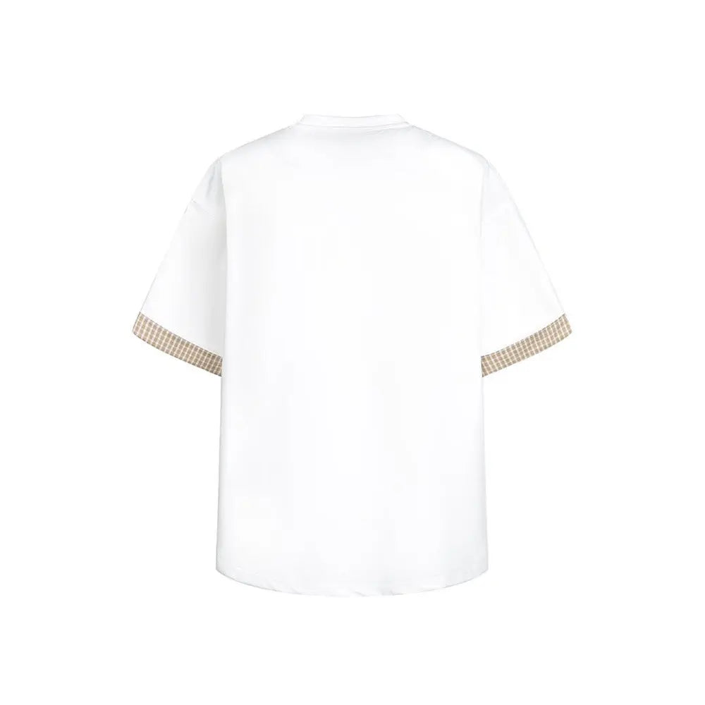 Velora Layered Two-Piece Style T-Shirt – White eprolo