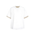 Velora Layered Two-Piece Style T-Shirt – White eprolo