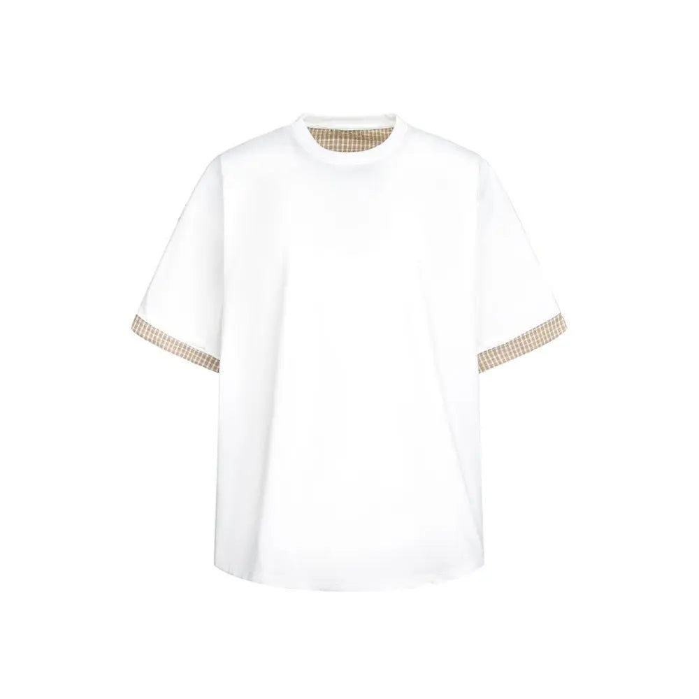 Velora Layered Two-Piece Style T-Shirt – White eprolo