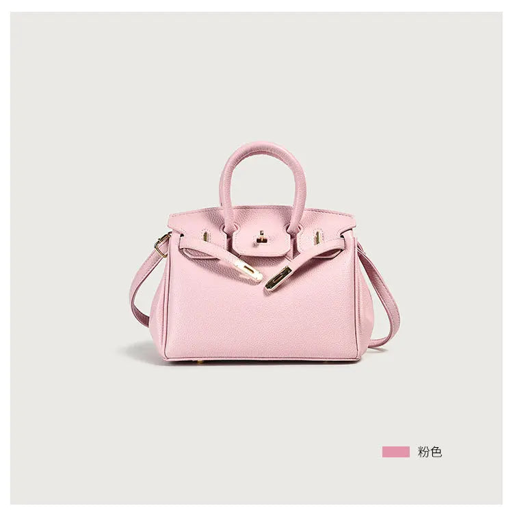 Classic Vegan Leather Top Handle Handbag eprolo