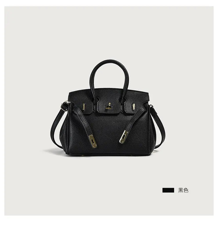 Classic Vegan Leather Top Handle Handbag eprolo
