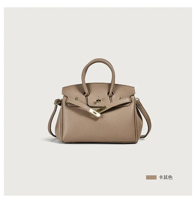 Classic Vegan Leather Top Handle Handbag eprolo