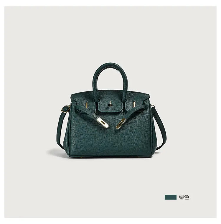 Classic Vegan Leather Top Handle Handbag eprolo