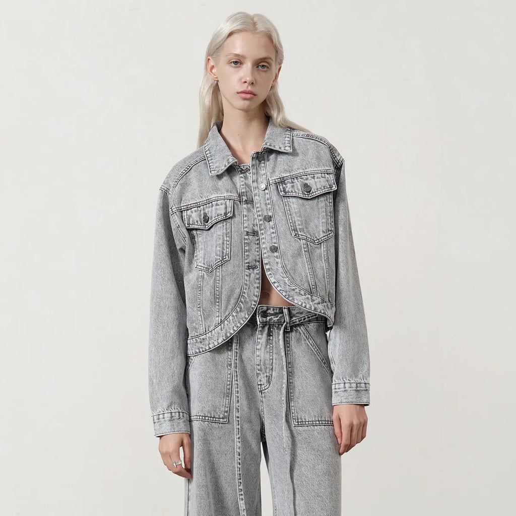 Velora Chic Denim Crop Jacket eprolo