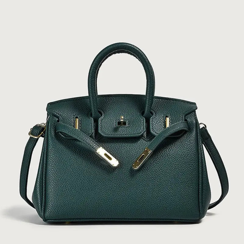 Classic Vegan Leather Top Handle Handbag eprolo