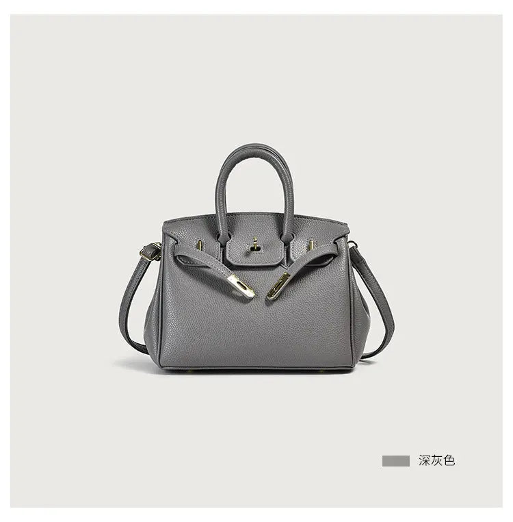Classic Vegan Leather Top Handle Handbag eprolo