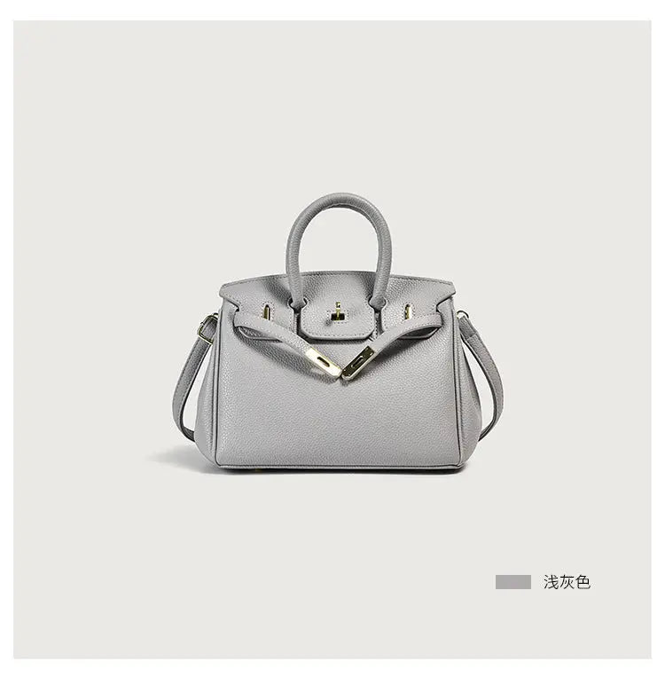 Classic Vegan Leather Top Handle Handbag eprolo