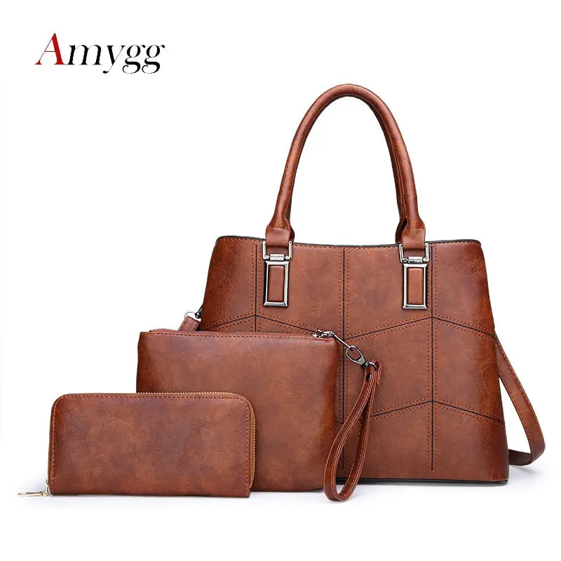 Velora Luxury 3-Piece Handbag Set VELORA
