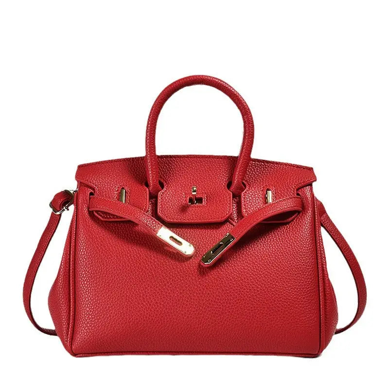 Classic Vegan Leather Top Handle Handbag eprolo