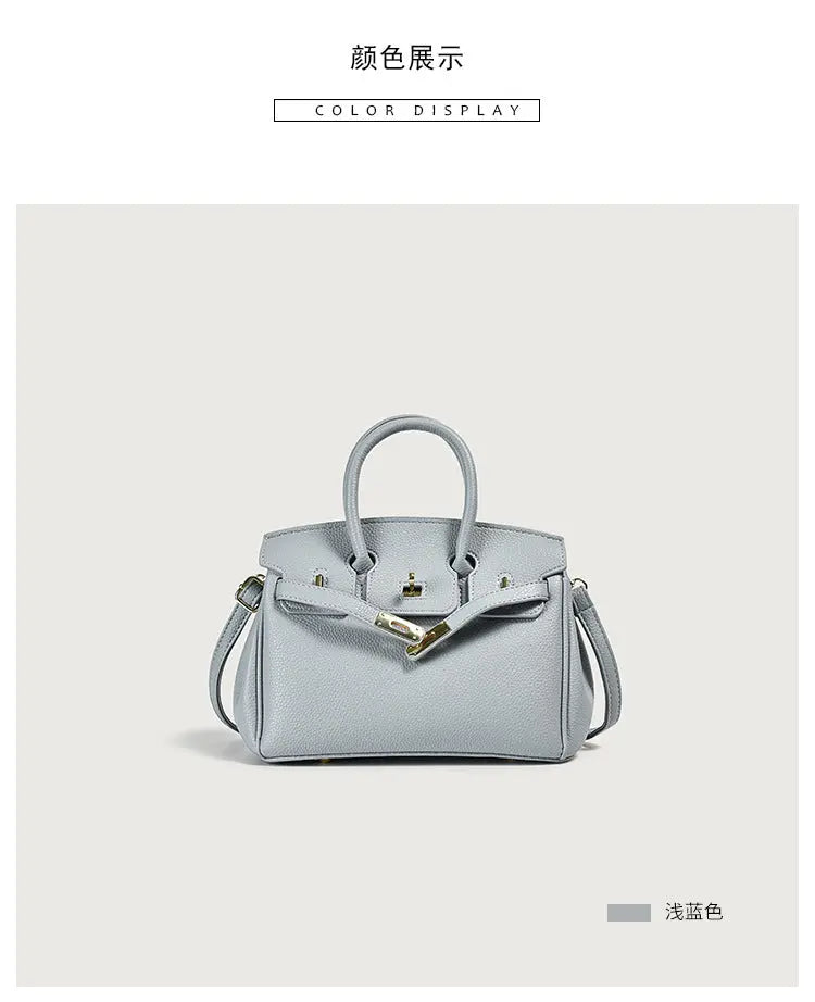 Classic Vegan Leather Top Handle Handbag eprolo