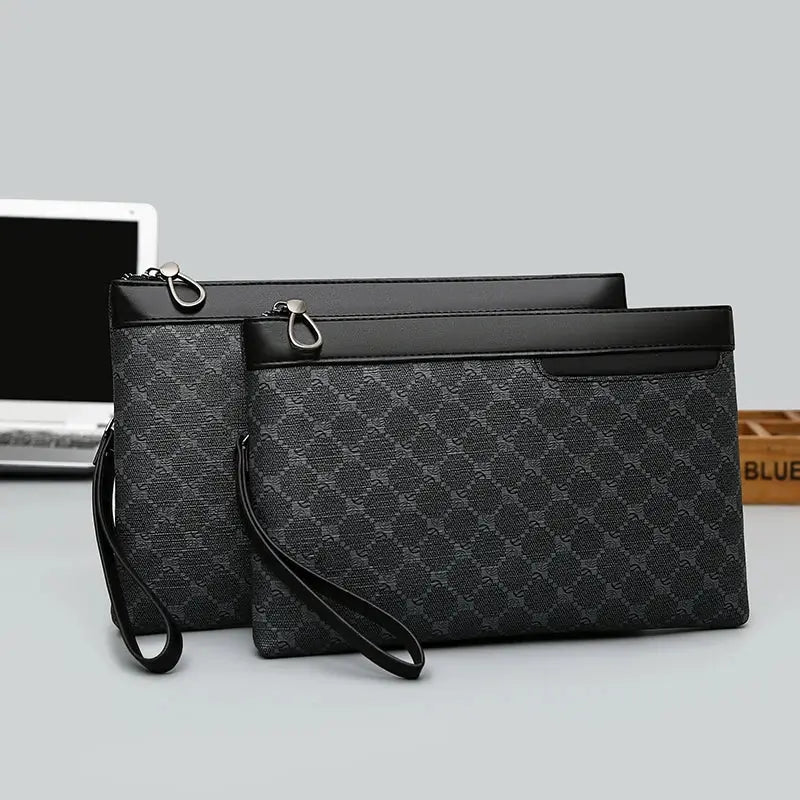 Luxury Leather Clutch Bag - VELORA