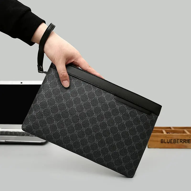 Luxury Leather Clutch Bag - VELORA